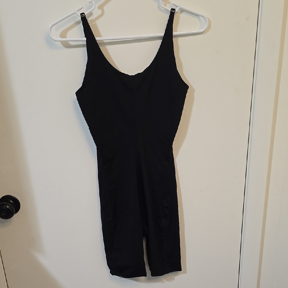 SPANX Shapewear for Women Thinstincts Open-Bust Bodysuit Black - Picture 2 of 9